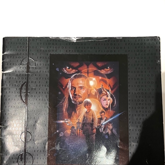 Vintage 1999 Star Wars Episode 1 Phantom Menace Lucasfilm Movie Collector Book - Picture 14 of 16